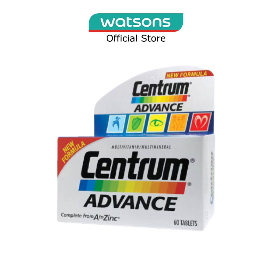CENTRUM Advance Specially Formulated For Young Adults (for Immunity, Healthy Bones, Heart, Eyes & Skin), 60s