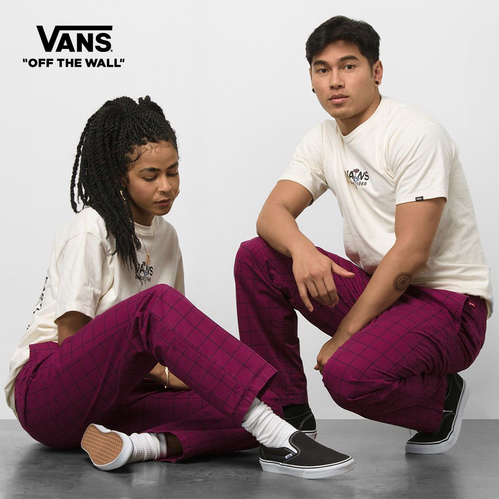 Vans Range Loose Tapered Elastic Waist Pant Men PURPLE VN0000ACY7Y1