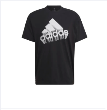adidas NOT SPORTS SPECIFIC Essentials Brand Love Logo T-Shirt (Gender Neutral) Unisex Black HK0376